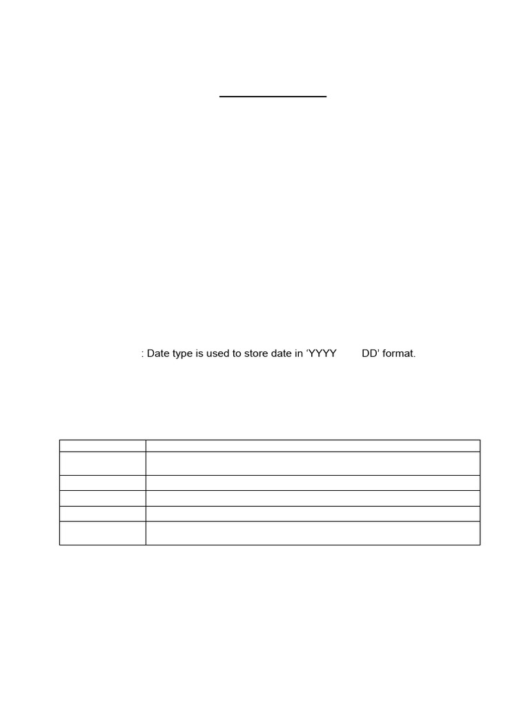 SQL Functions and Data Types Guide | PDF | Table (Database) | Sql