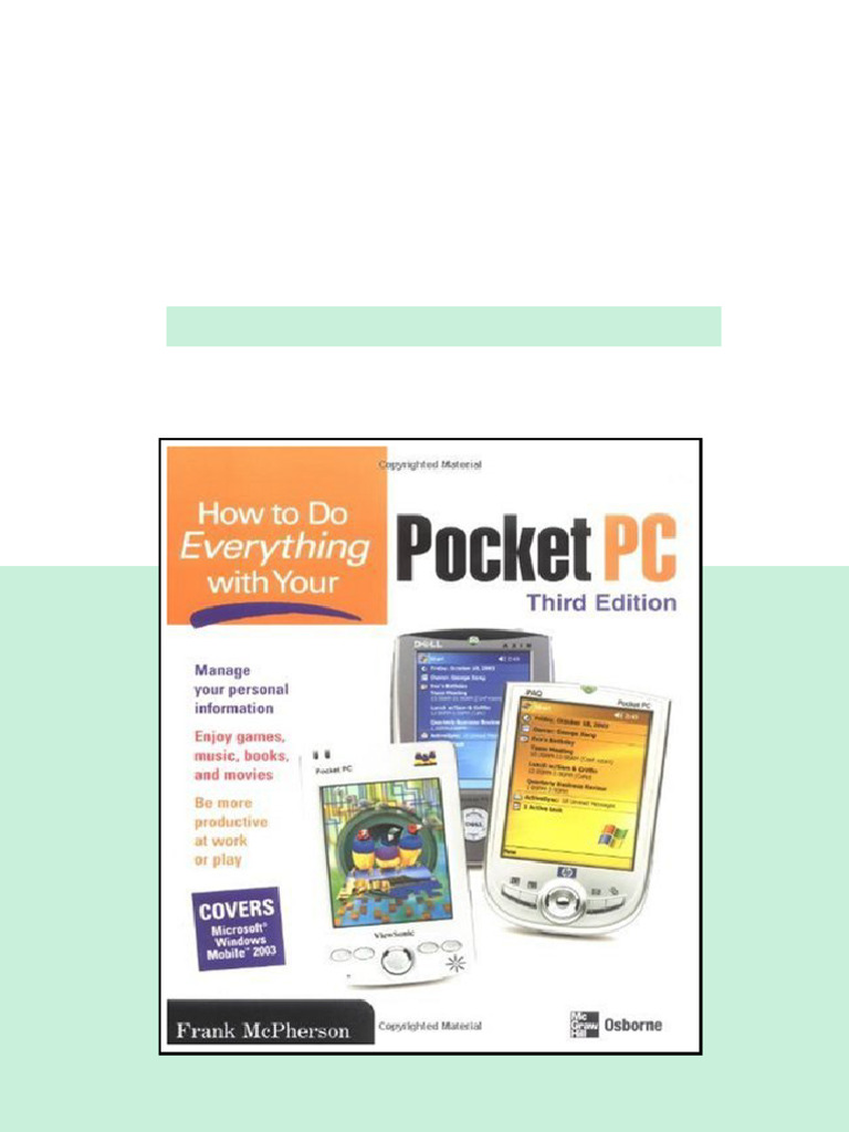 (Ebook) How to do everything with your Pocket PC by Frank McPherson ...