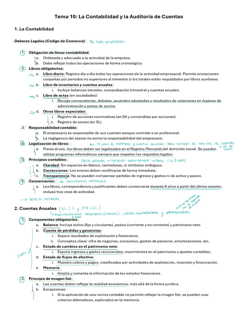 Contabilidad y Auditoría de Cuentas | PDF | Contabilidad | Estado ...