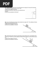 Friction Practice Problems and Solutions | PDF | Friction | Physics