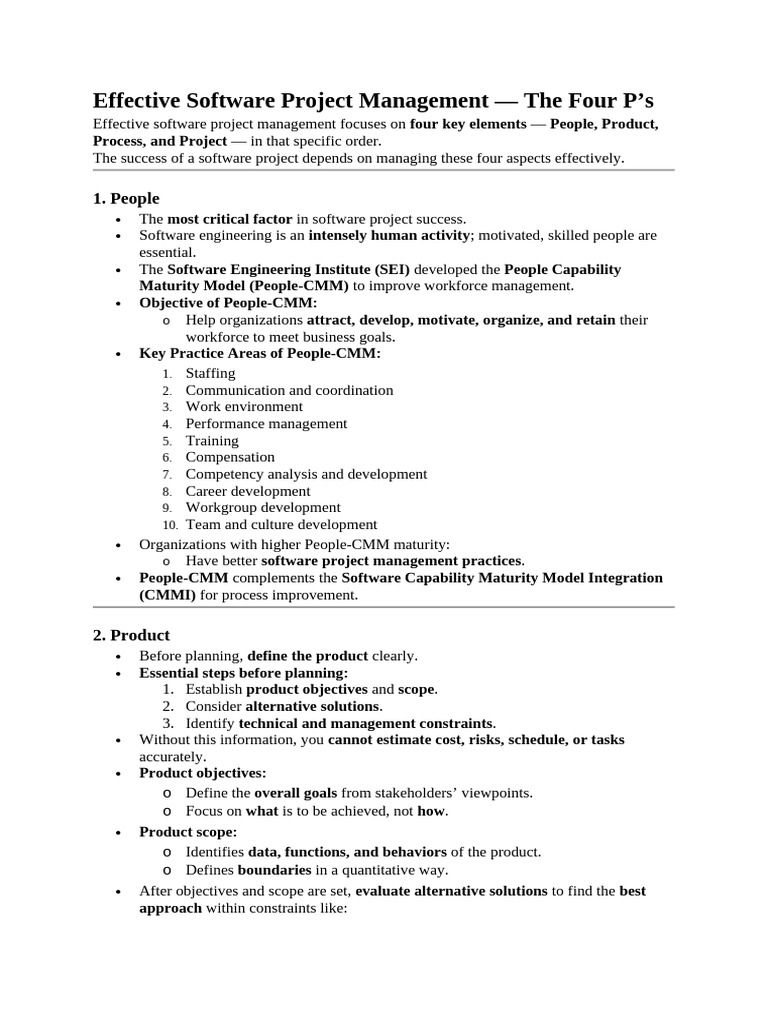 Mastering Software Project Management | PDF | Project Management | Software