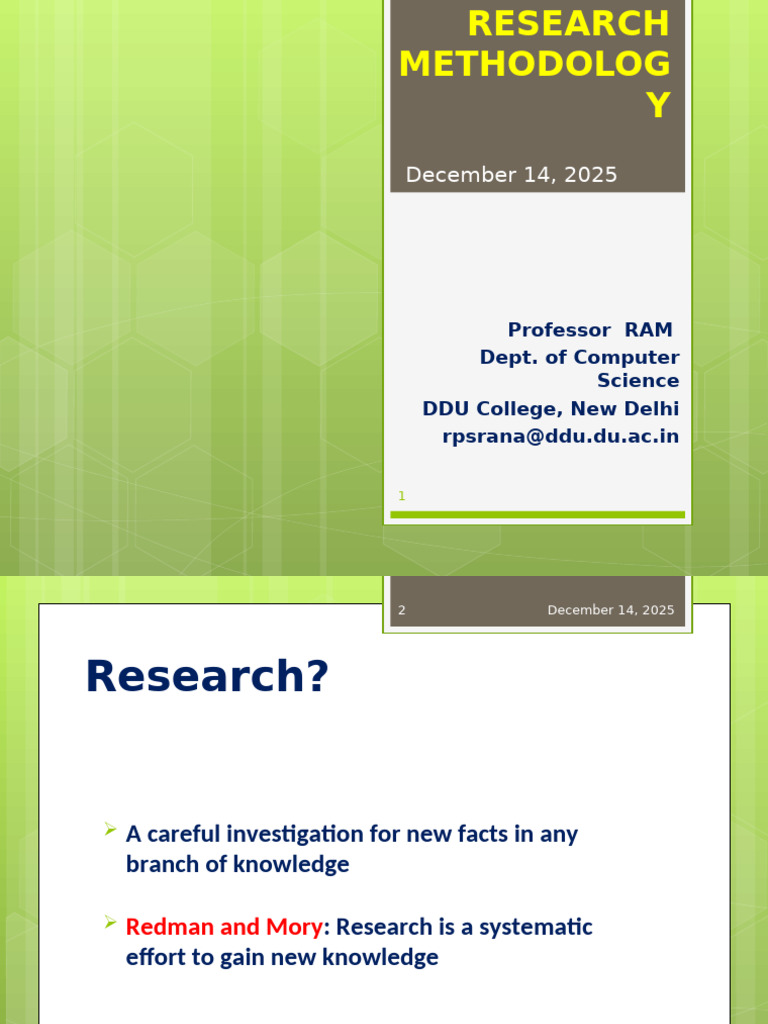 Research Methodology Overview Guide | PDF | Qualitative Research | Science