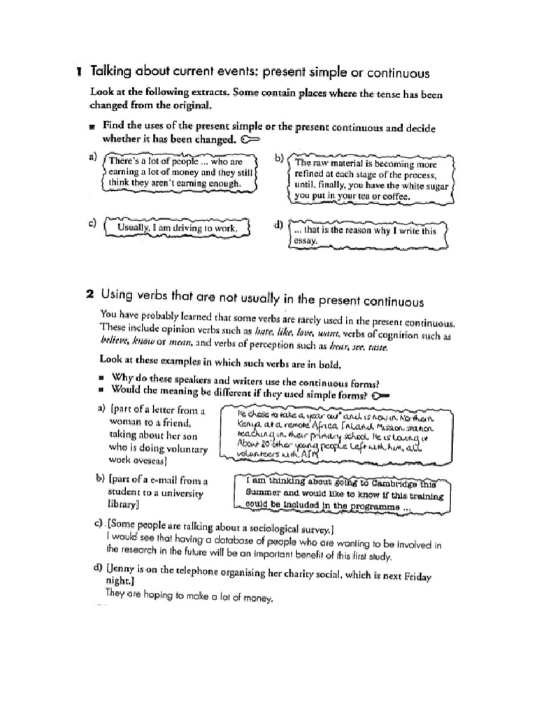 Review About Progressive Aspect | PDF