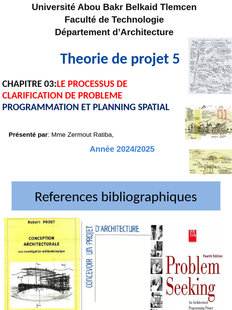Programmation et Clarification en Architecture | PDF | Programmation ...