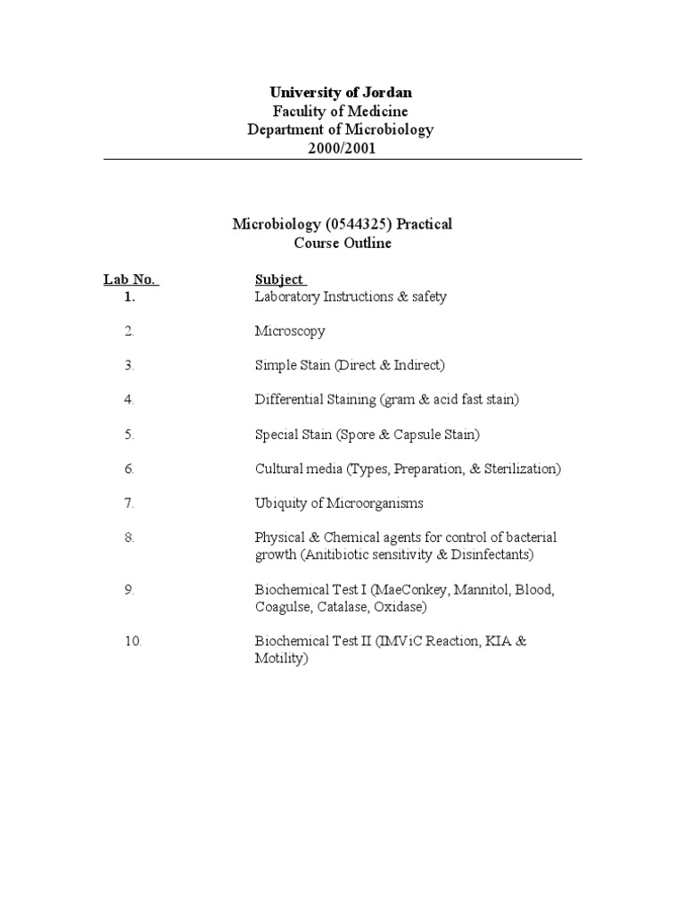 Micro Lab | PDF | Science & Mathematics