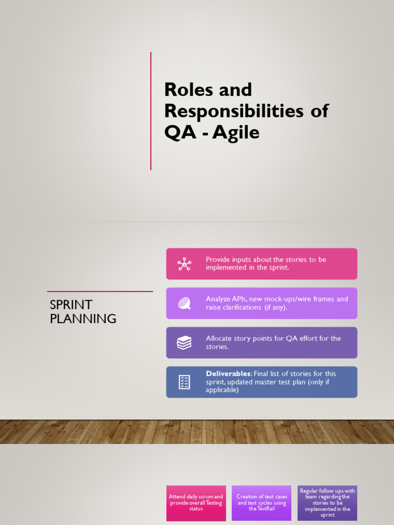 QA Roles in Agile Sprint Planning | PDF | Software Testing | Agile ...