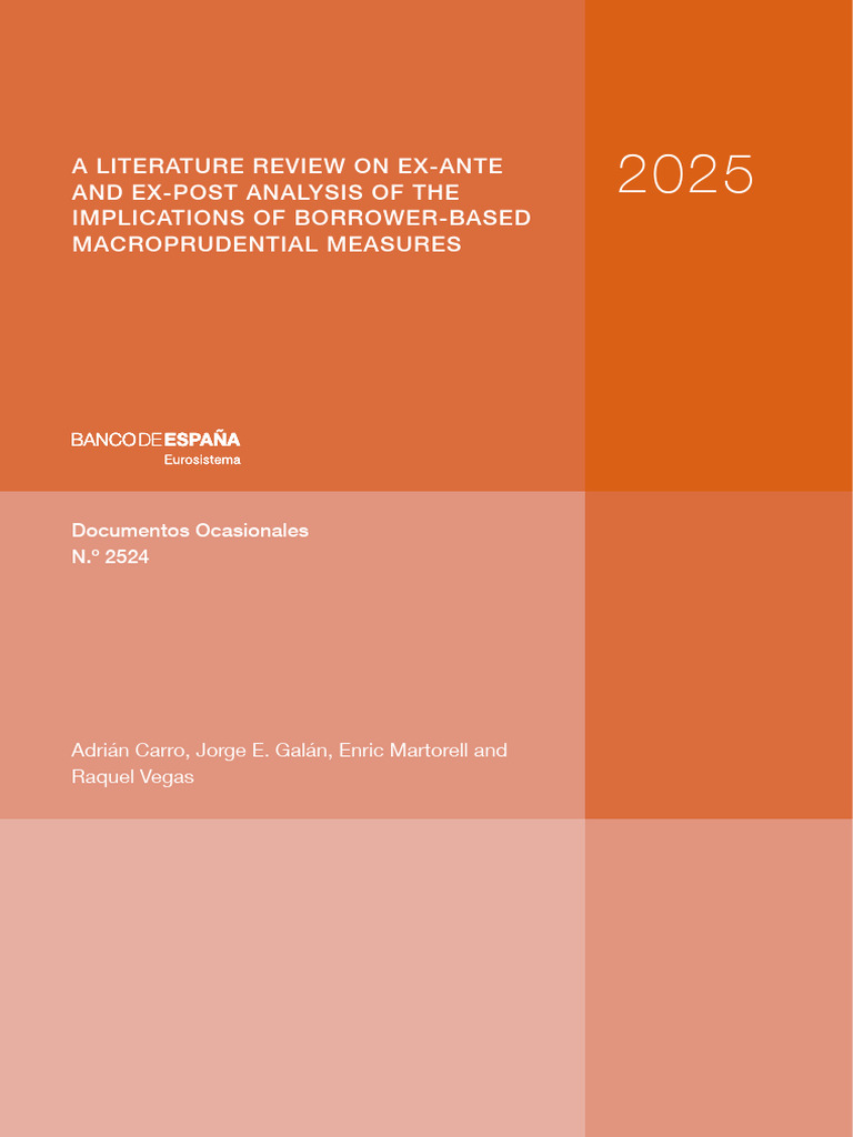 A Literature Review On Ex-Ante and Ex-Post Analysis | PDF | Loan To ...
