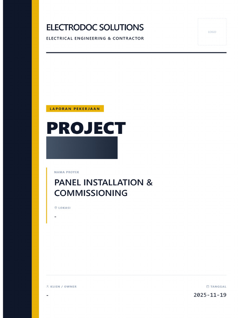 Laporan_panel Installation & Commissioning (6) | PDF