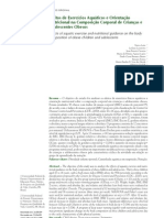 Efeitos de Exercícios Aquáticos e Orientação Nutricional Na Composição Corporal de Crianças e Adolescentes Obesos