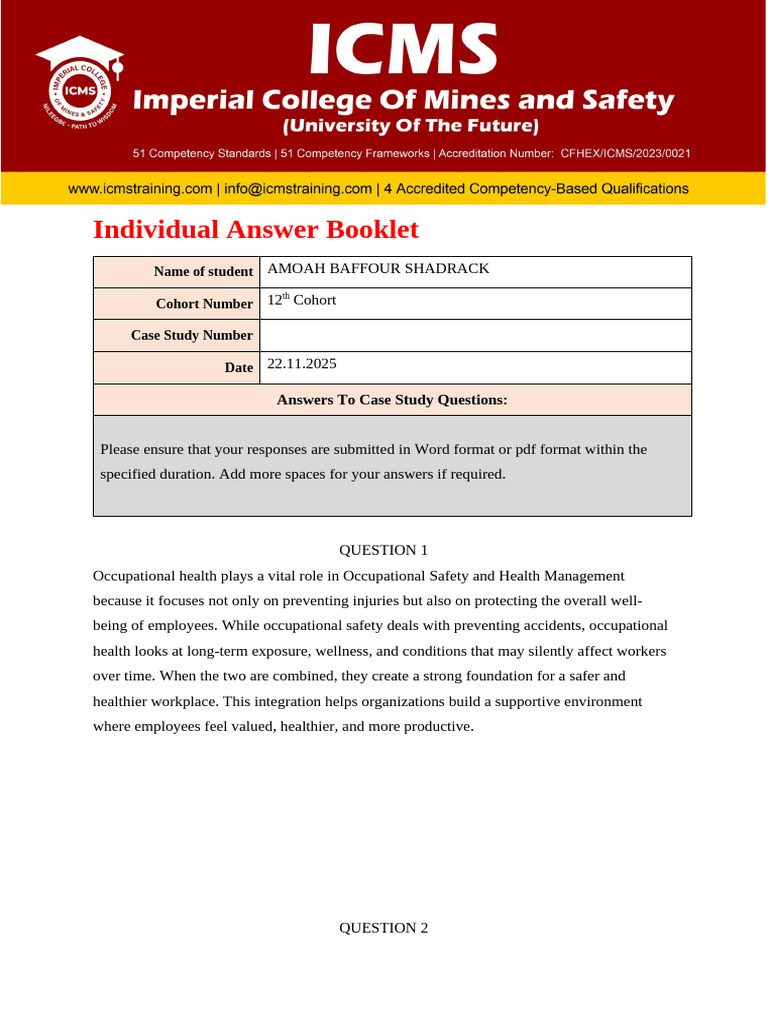 Comprehensive Guide to Workplace Safety | PDF | Occupational Safety And ...