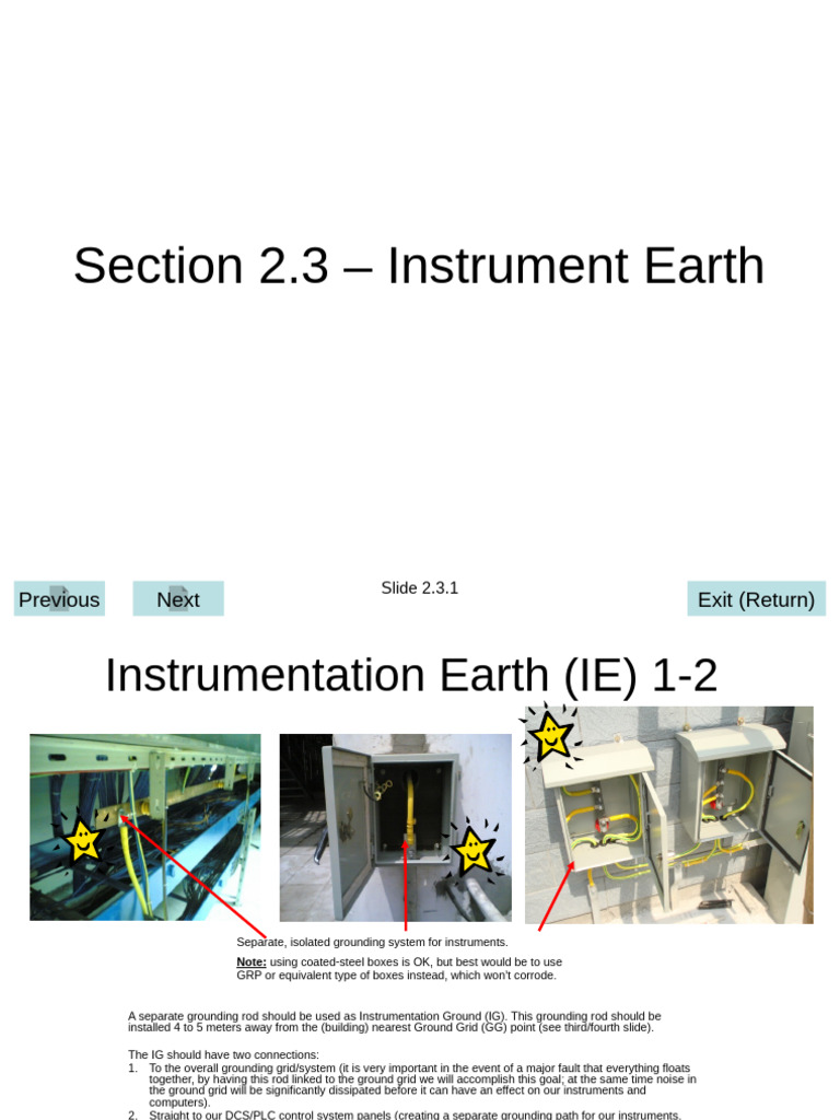 Best Practices for Instrumentation Grounding | PDF