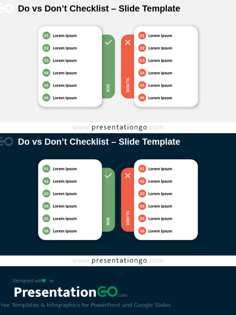 2 2256 Do Vs Dont Checklist PGO | PDF