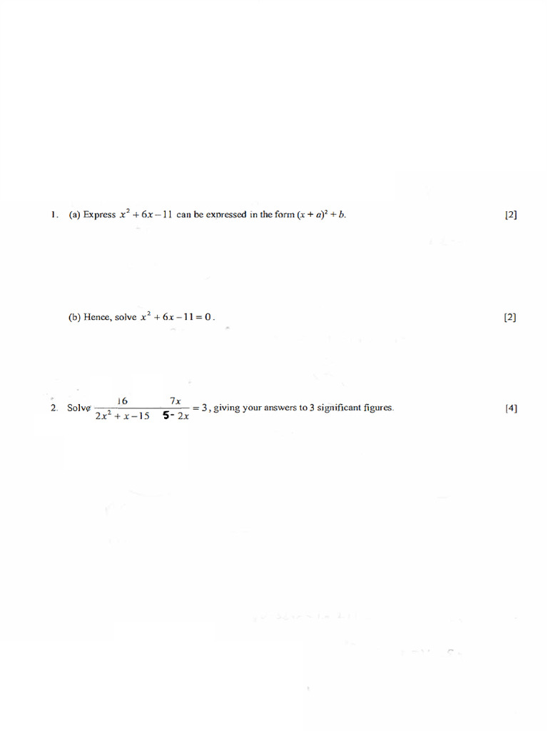 E Math Test 1 | PDF