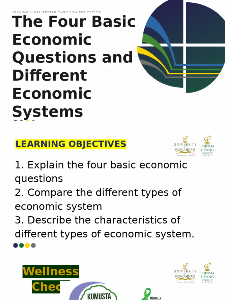 Four Economic Questions & Systems Explained | PDF | Economic System | Goods