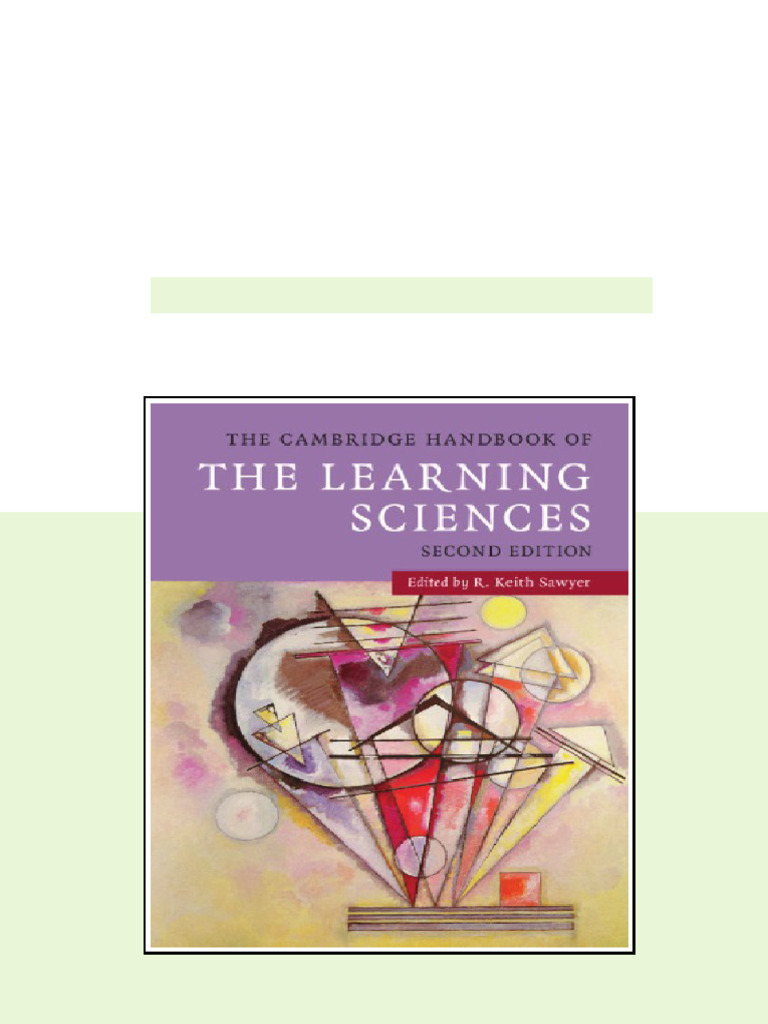 The Cambridge Handbook of the Learning Sciences 2nd Edition Sawyer ...