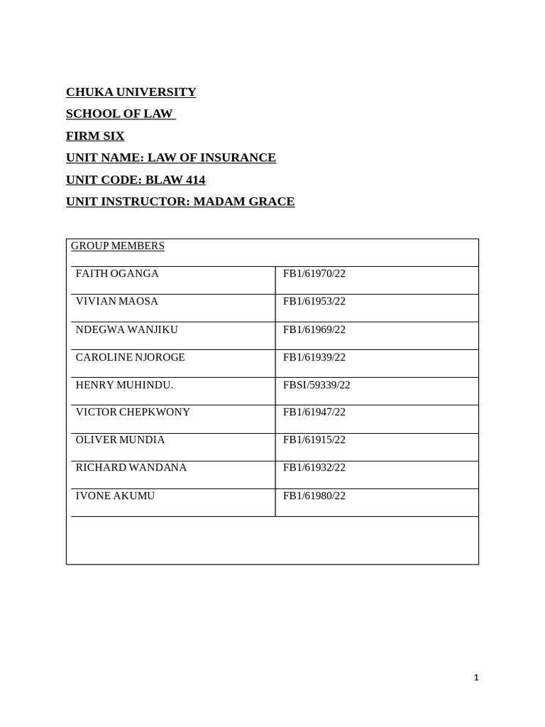 Firm 6 Insurance Assign | PDF | Misrepresentation | Insurance