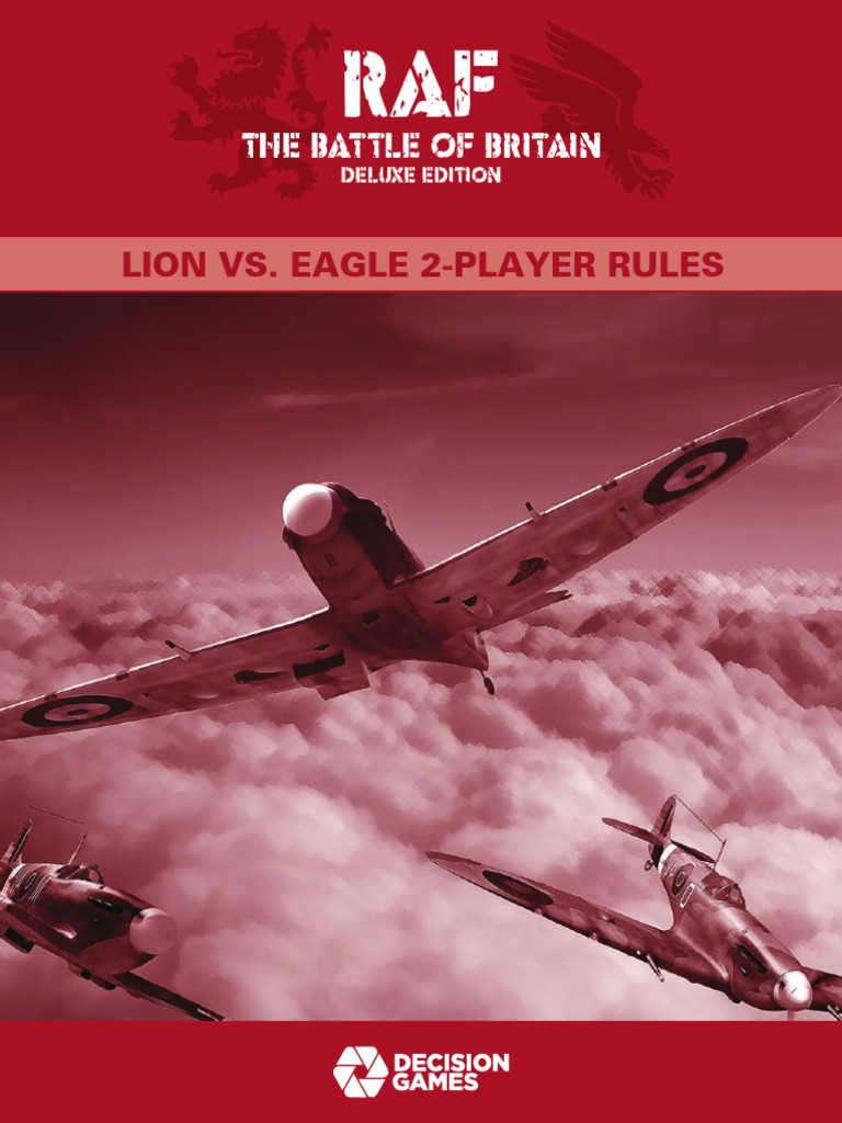 BX W - RAF 2 Player Rules - WEB 1 | PDF | Battle Of Britain | Aviation