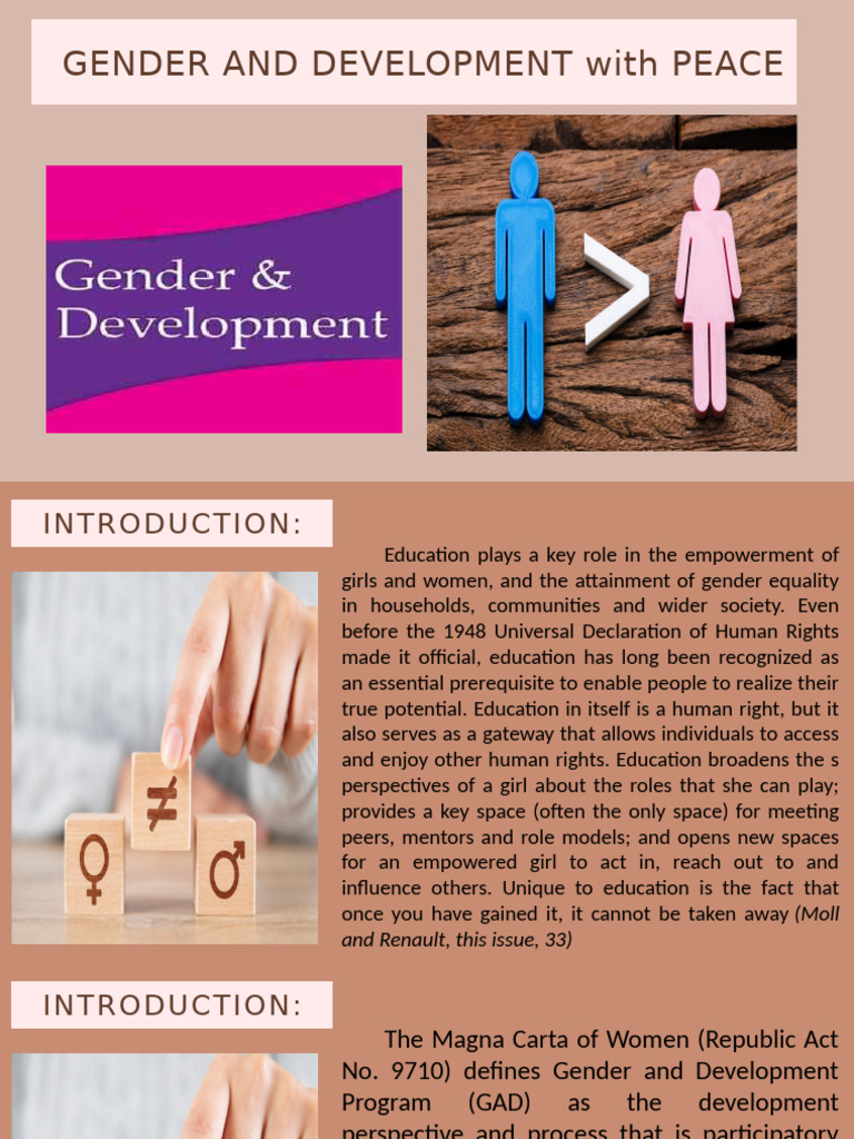 Gender and Development: Empowering Women | PDF | Gender | Gender Studies