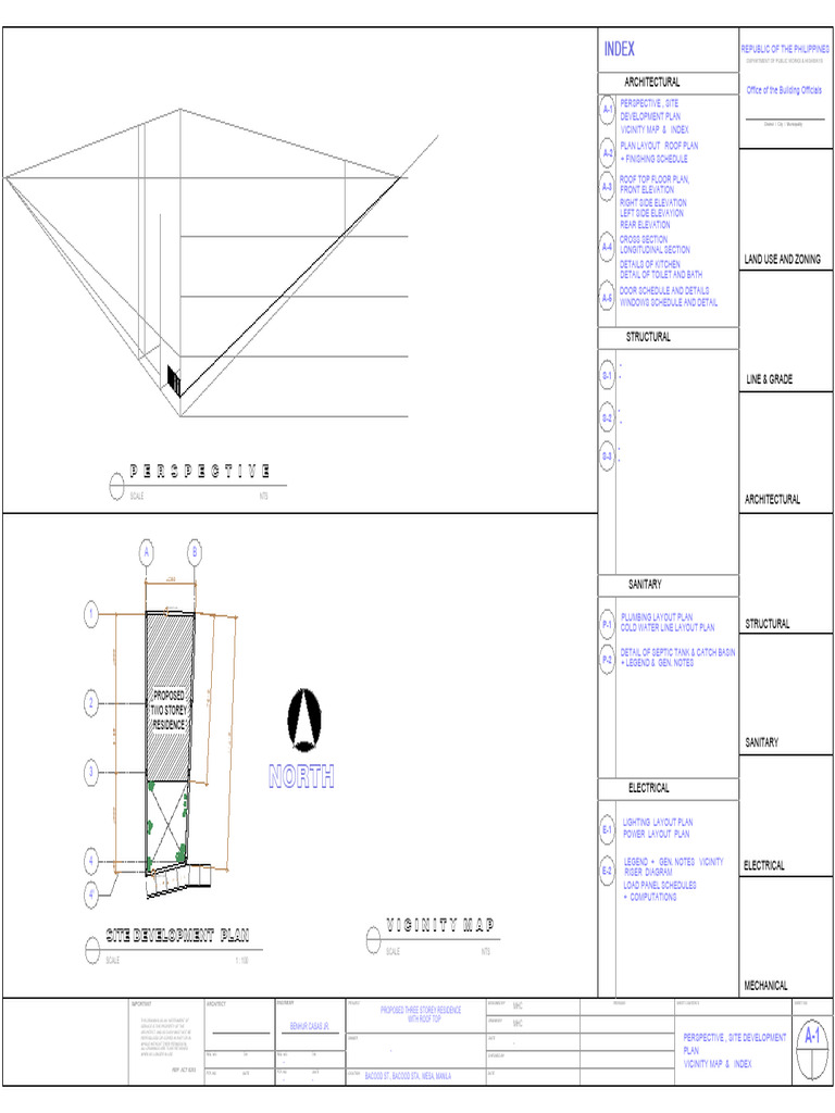 Site Development Plan for Residences | PDF