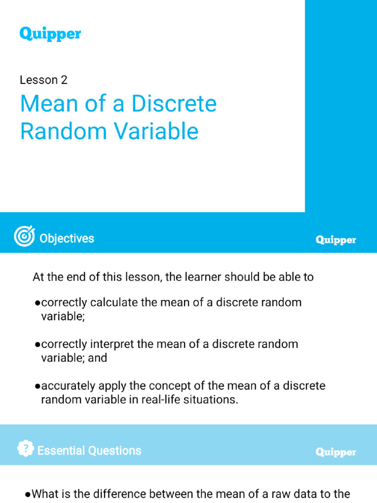 QUIPPER Statistics | PDF