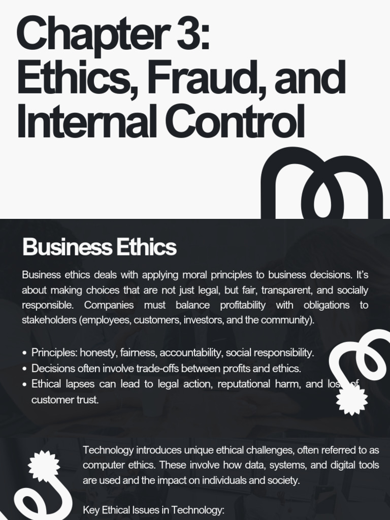 Ethics, Fraud, and Internal Control Insights | PDF | Internal Control ...