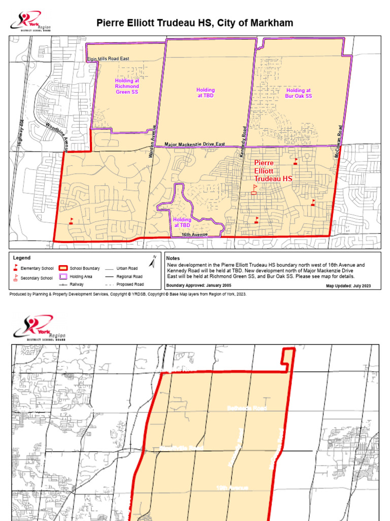 Pierre Elliott Trudeau HS Development Map | PDF