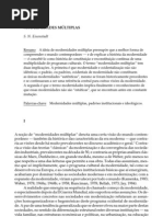 EISENSTADT, S.N, Modernidades Múltiplas