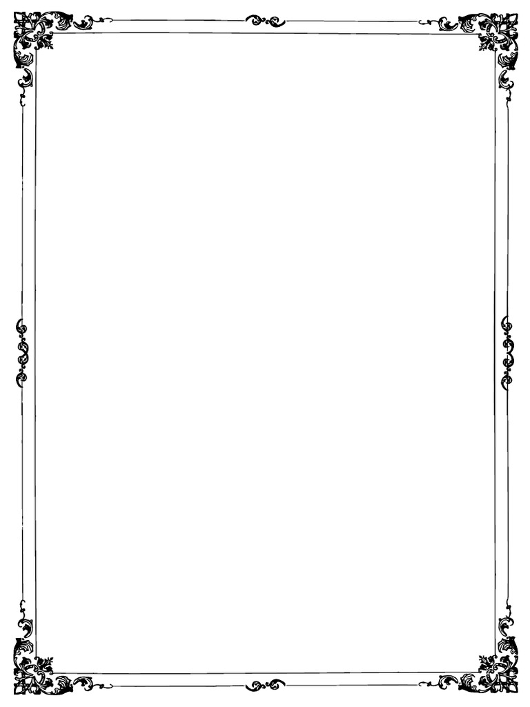 Elegant Ornament Page Border.pdf | PDF