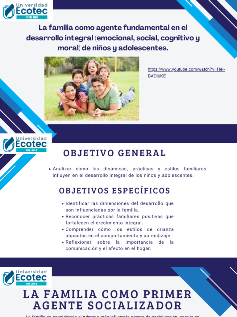 La familia y su impacto en el desarrollo infantil | PDF | Familia | Las ...