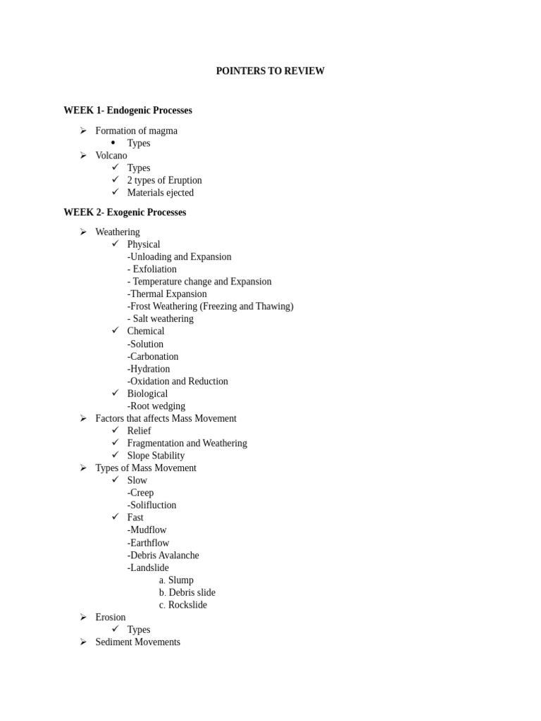Earth Processes and Geological Evolution Guide | PDF | Geology | Plate ...