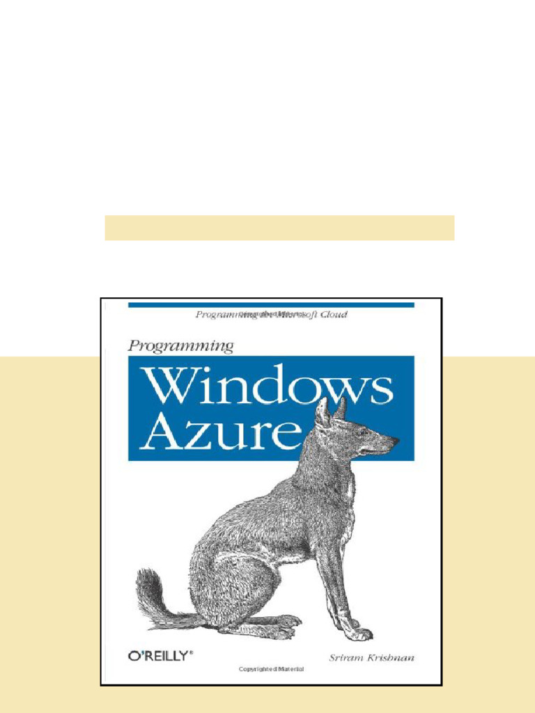 Programming Windows Azure Programming The Microsoft Cloud 1st Edition ...