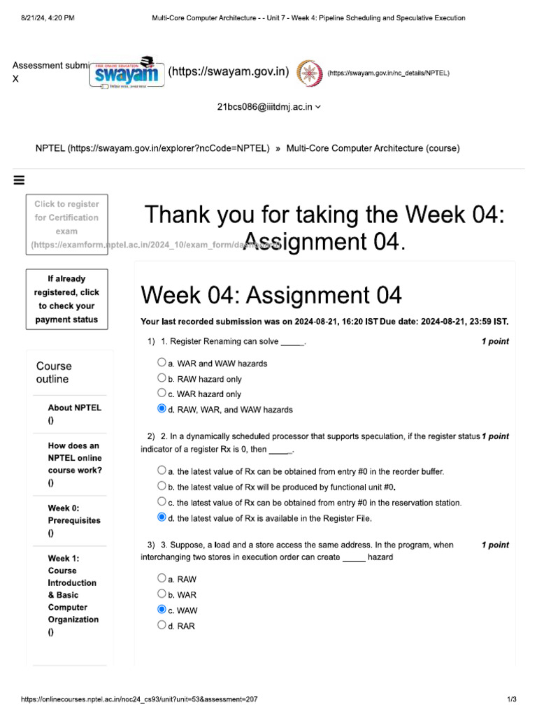 Multi Week 4 | PDF