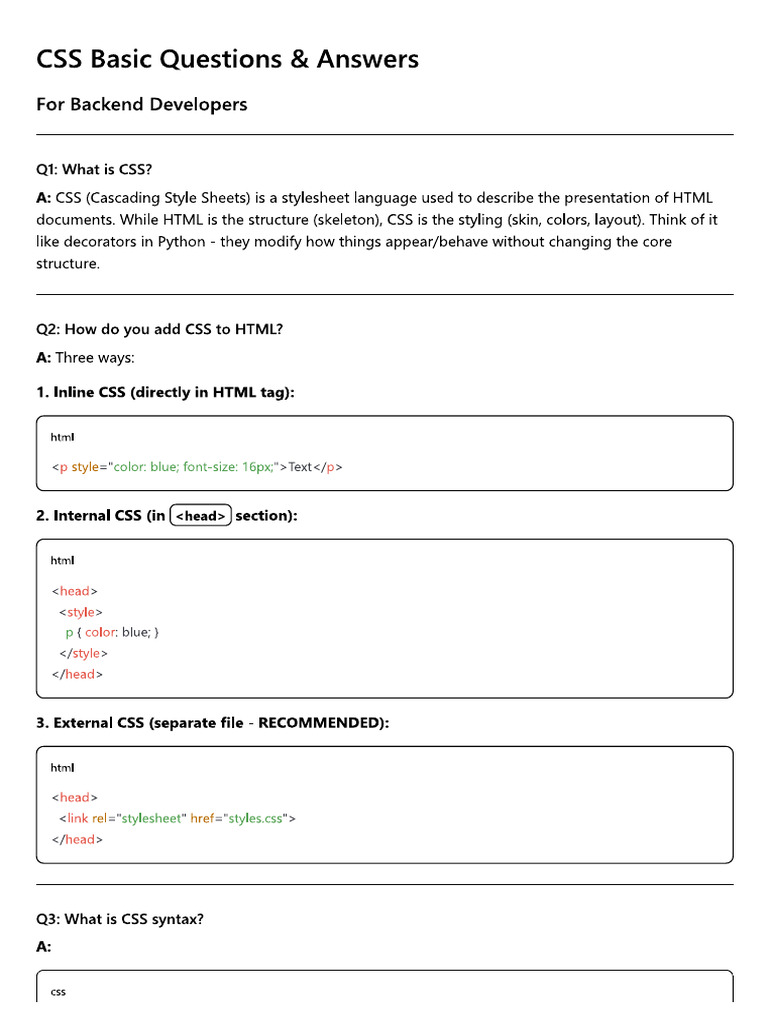 Css | PDF