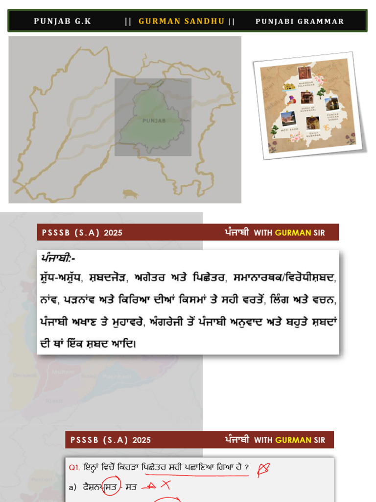Class-19 (S.a.) Pbi & Pb. GK | PDF
