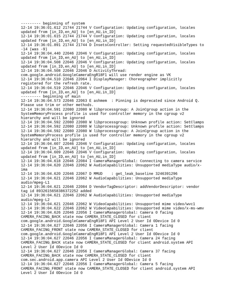 Log Cat 1765715764542 | PDF | Computing | Software Engineering