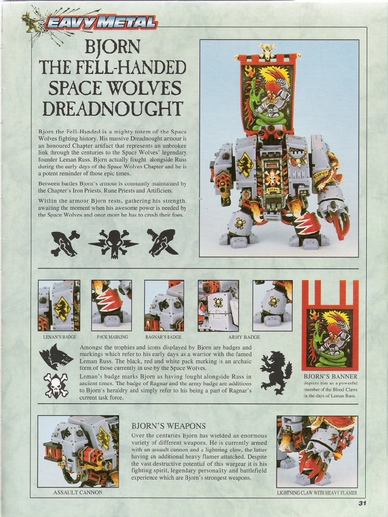 Space Wolves Carl | PDF