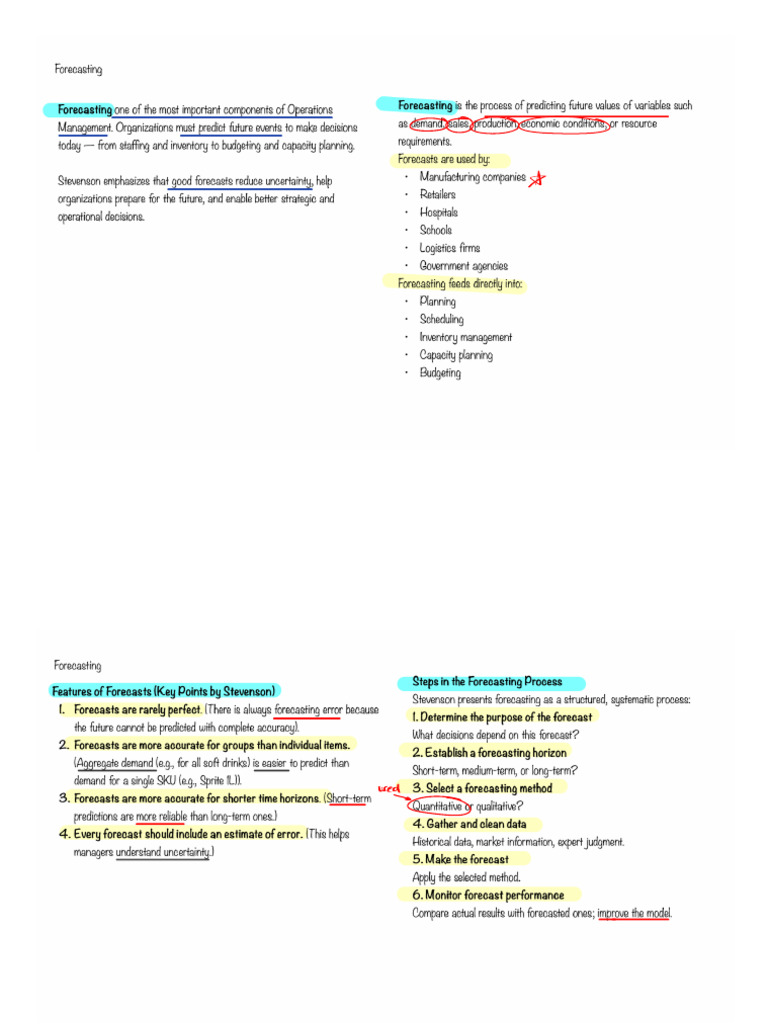 Prelim Topic 2 - Forecasting | PDF