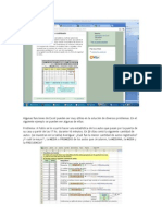 Algunas Funciones de Excel Pueden Ser Muy Útiles en La Solución de Diversos Problemas