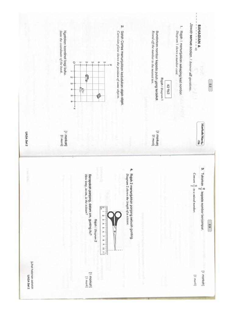 Kertas Model UASA 1 - Tahun 4 | PDF
