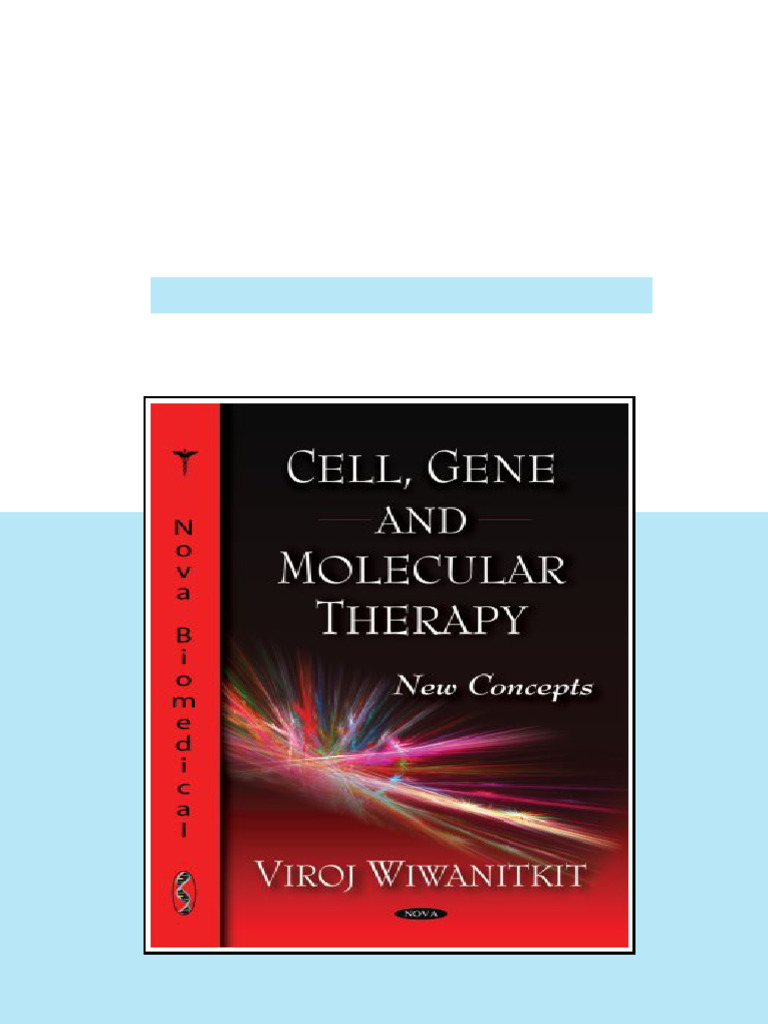 Cell Gene and Molecular Therapy New Concepts 1st Edition Viroj ...