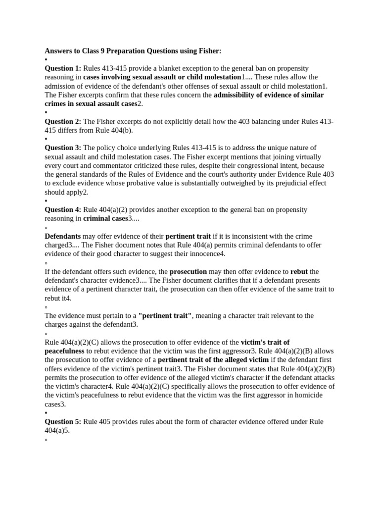 Class 9 Evidence Rules Explained | PDF | Witness | Relevance (Law)