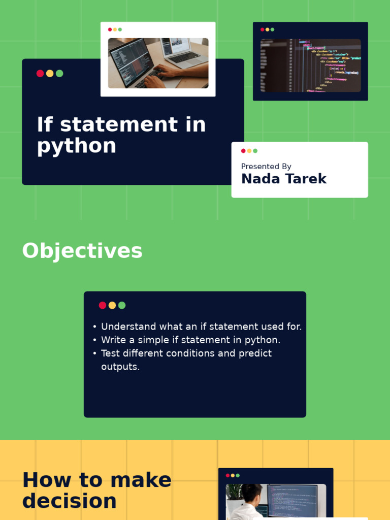 Python If Statement Basics Explained | PDF