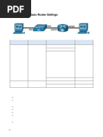 14.3.5 Packet Tracer - Basic Router Configuration Review | PDF | I Pv6 ...