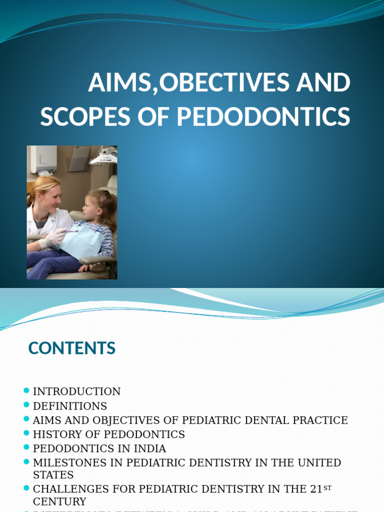 Aims and Scope of Pediatric Dentistry | PDF | Respiratory System ...