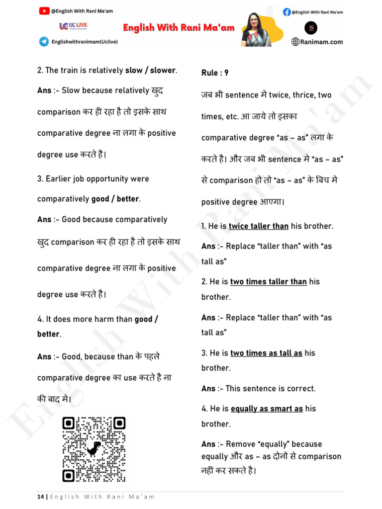 English Grammar Rules Explained | PDF | Adverb | Verb