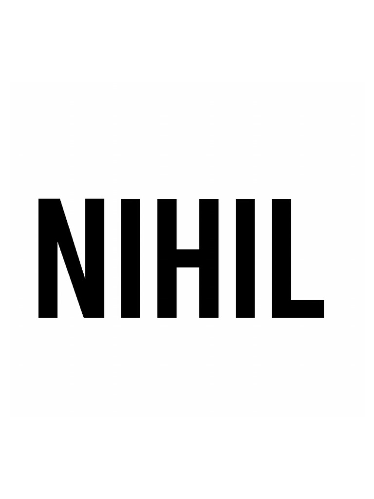 Nihil | PDF
