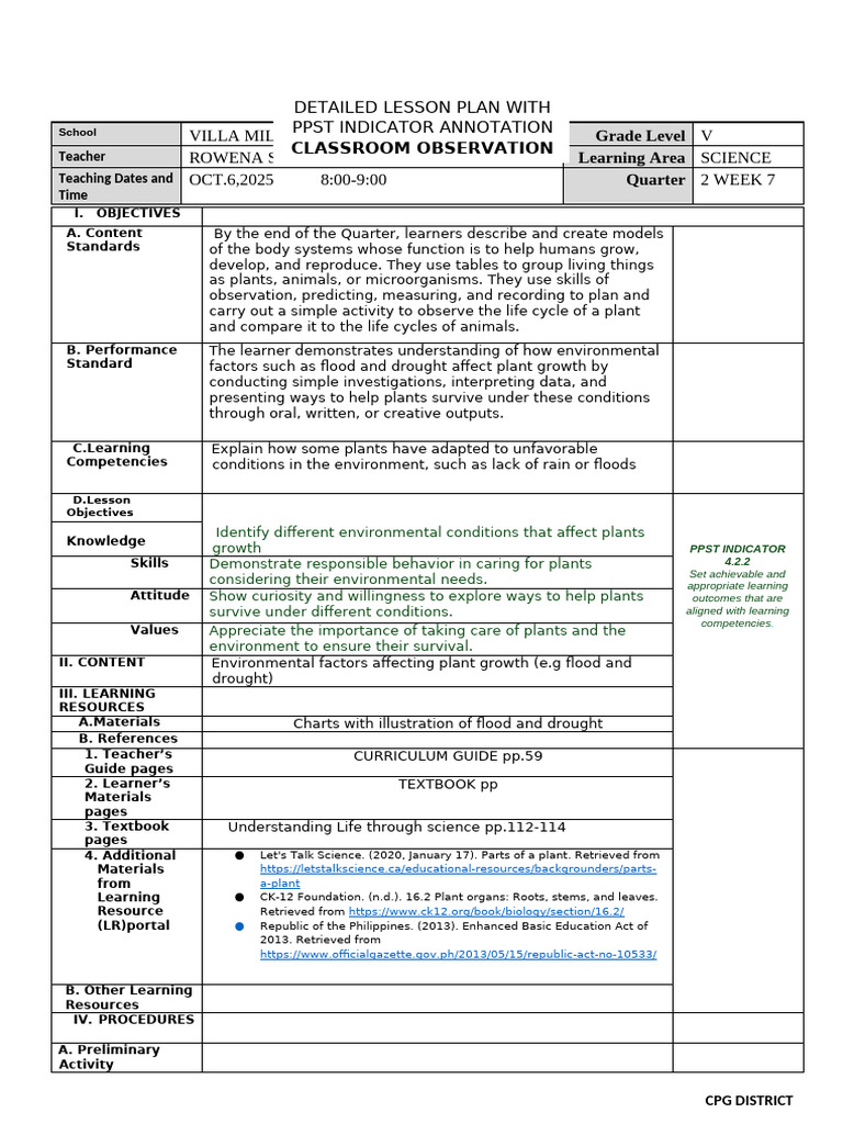 927401491-q2-Dlp-Science-5-Final | PDF | Learning | Soil