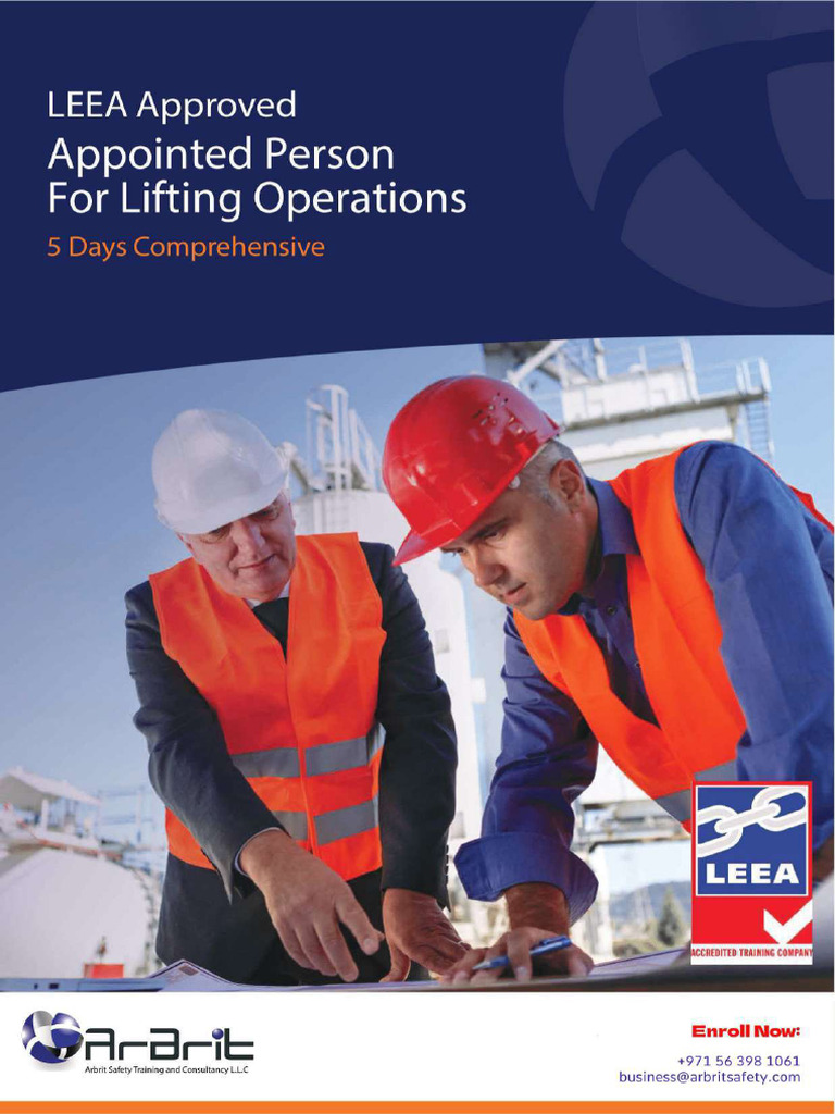 Leea - Appointed Person Course | PDF
