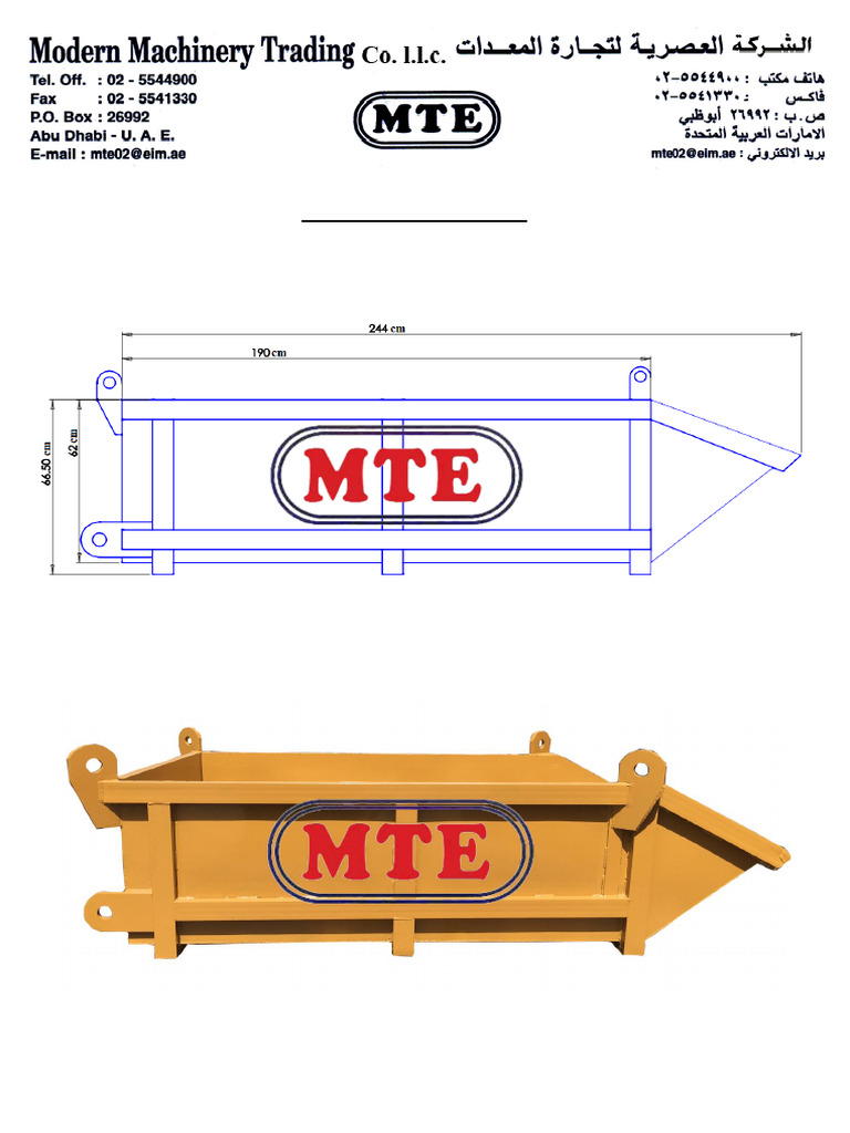 Material Skip Bucket | PDF