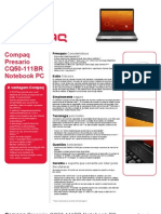 Compaq Presario Cq50 111br Notebook PC